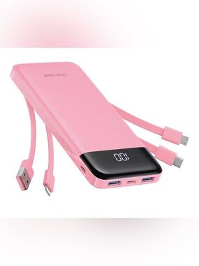 Charmast 10000mAh Power Bank in Pink